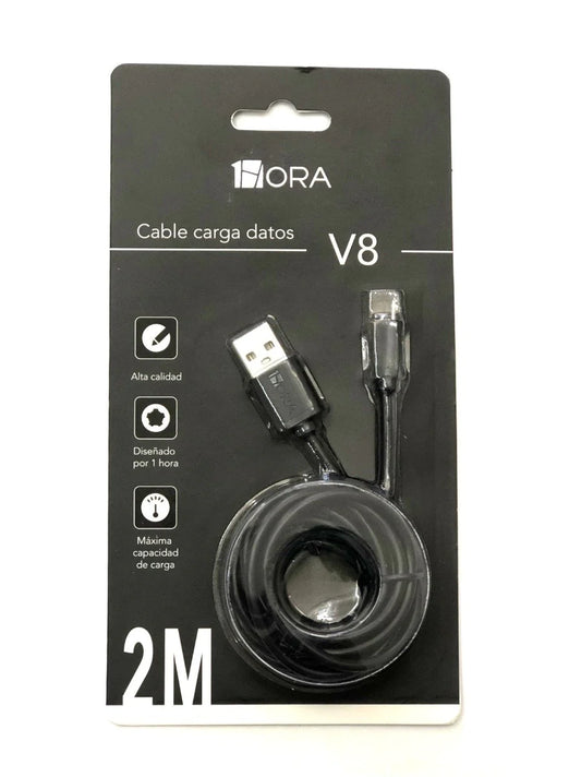 Cable USB Tipo V8 1 Hora