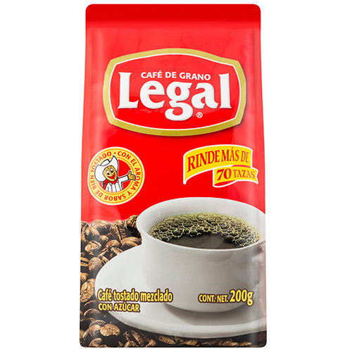 Café Legal Grano Bolsa 140 gr