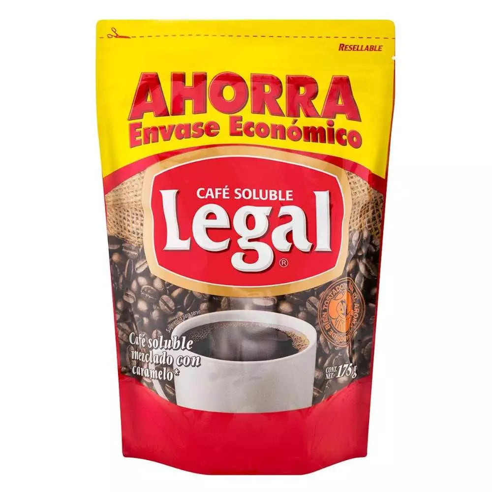 Café Legal Soluble Bolsa 175 g