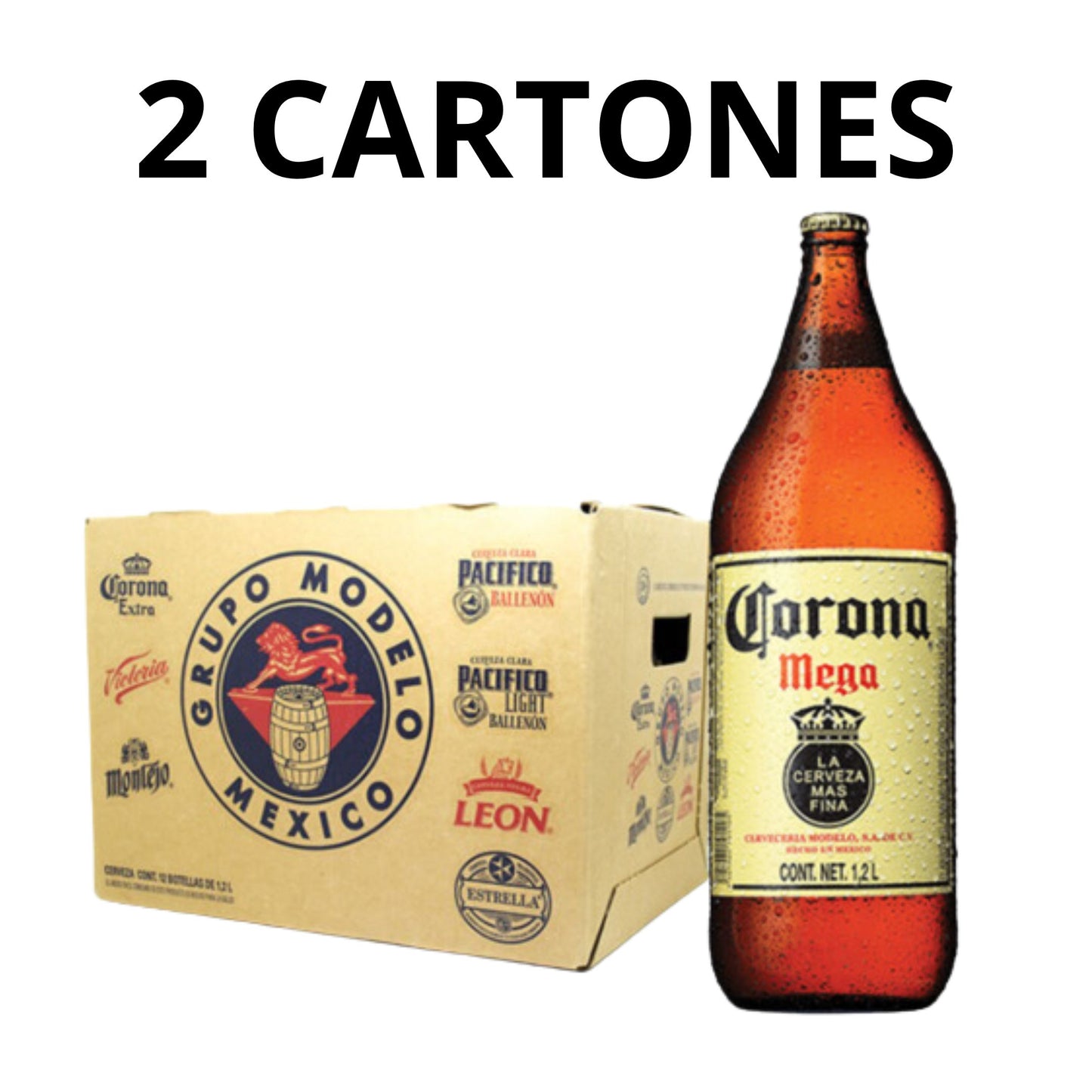 Cerveza Corona Extra Mega 1.2 Lt Mayoreo