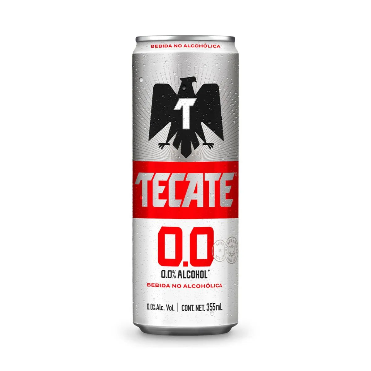 Cerveza Tecate Sin alcohol 0.0 355 ml