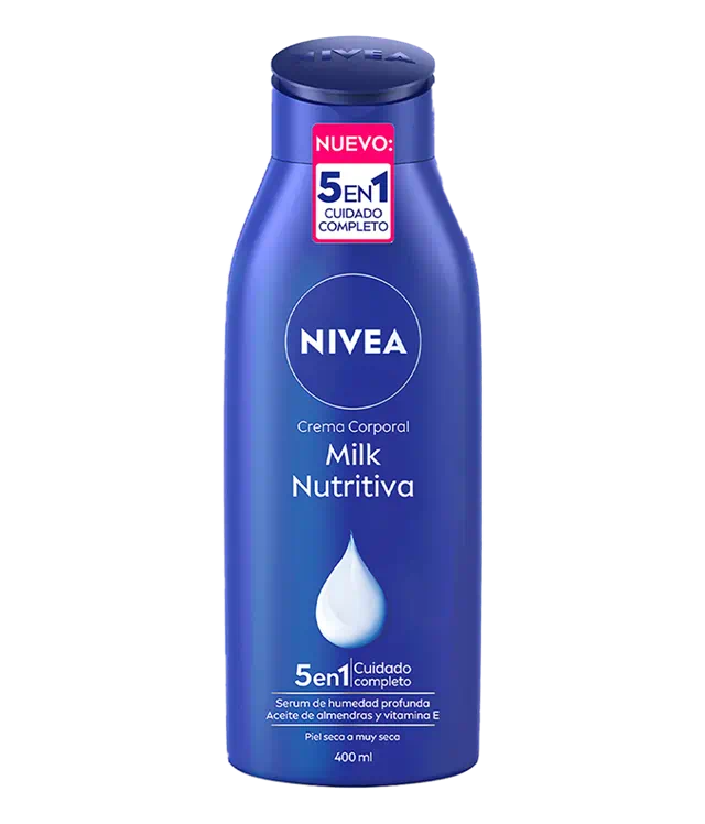 Crema Corporal Nivea Milk Nutritiva 400 ml