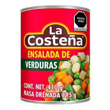 Ensalada de Verduras La Costeña 410 g