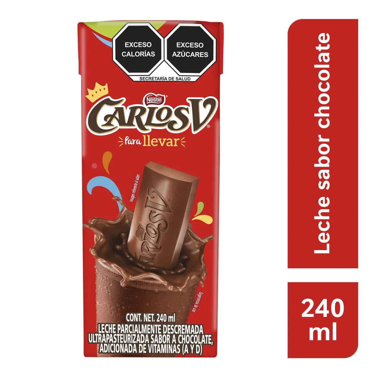 Leche Carlos V Chocolate 240 ml