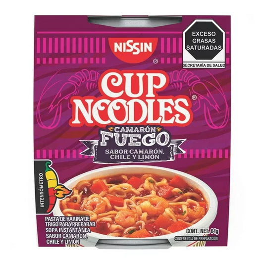 Nissin Cup Camaron Fuego 64 gr