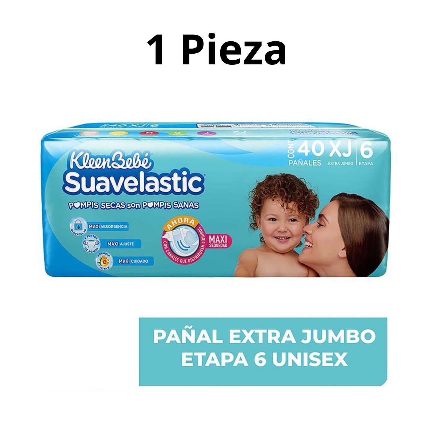 Pañal Suavelastic Max XJ Etapa 6 1 Pieza