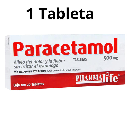 Paracetamol Tabletas 500 mg Pharmalife