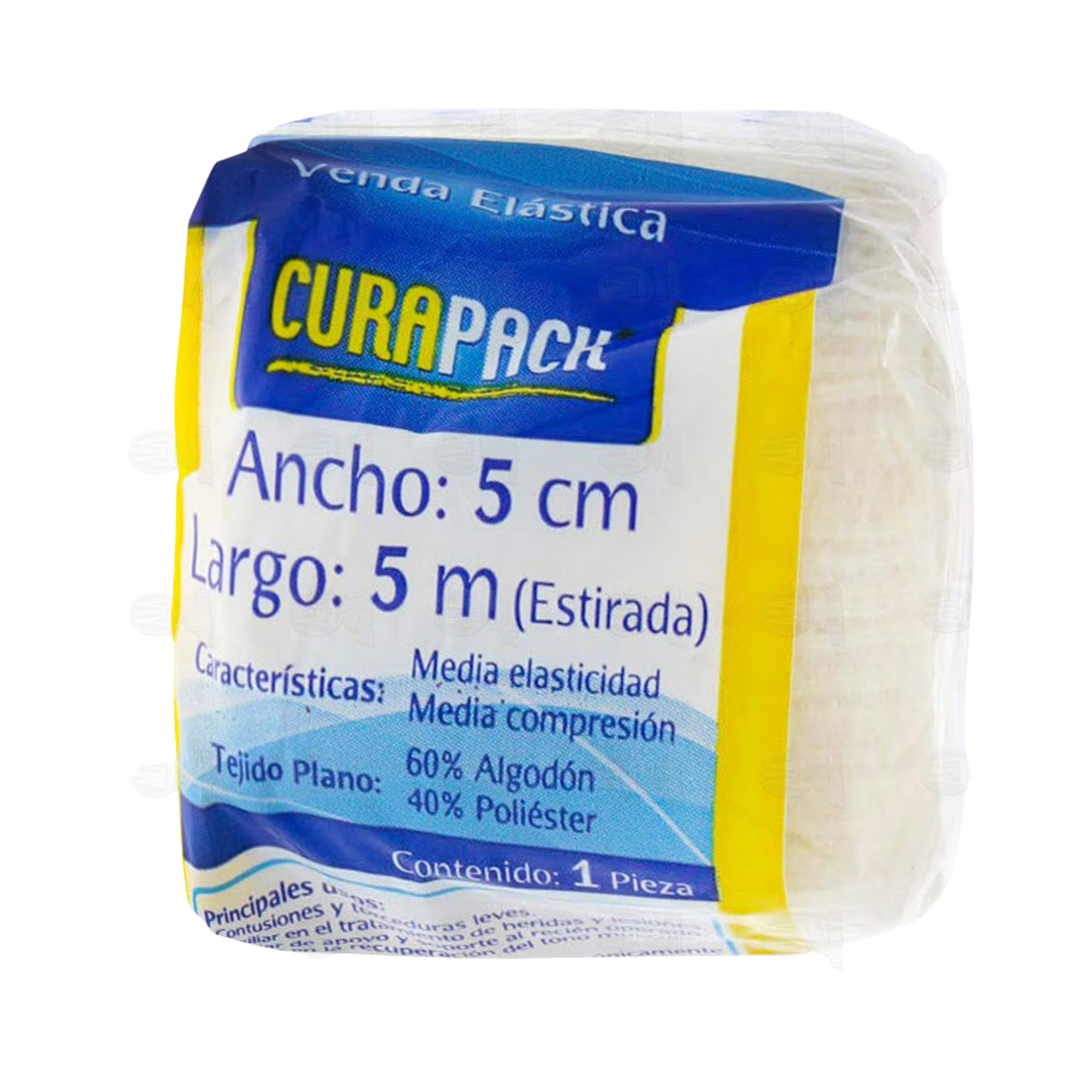 Venda Elastica Curapack 5 cm x 5 Metros