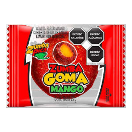 Zumba Goma Mango 22 gr