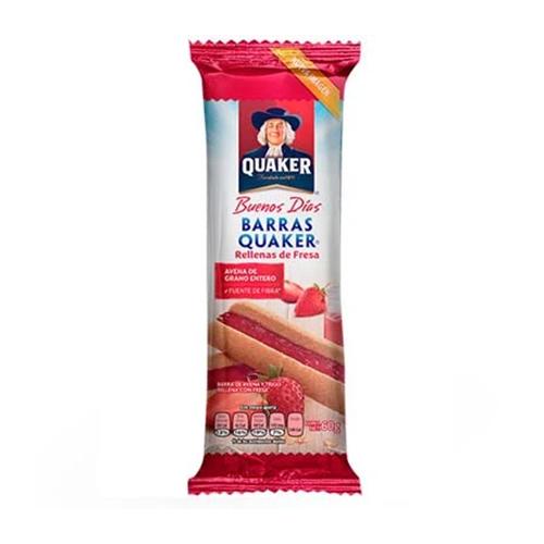 Barras de Avena Quaker Sabor Fresa 60 gr