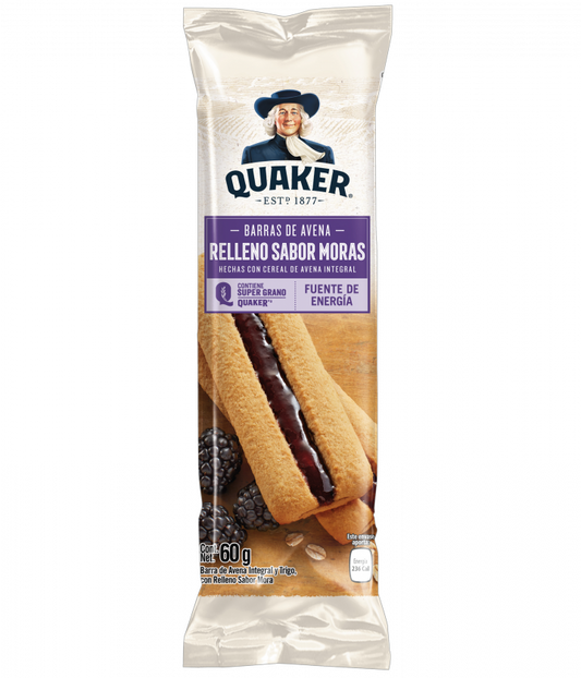 Barras de Avena Quaker Sabor Mora 60 gr