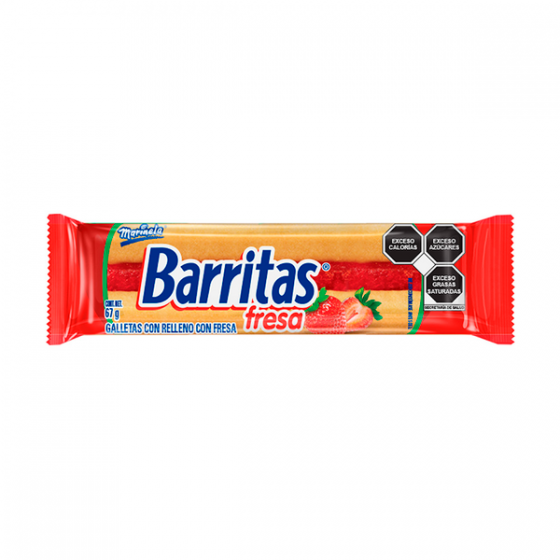 Barritas Fresa 67 gr