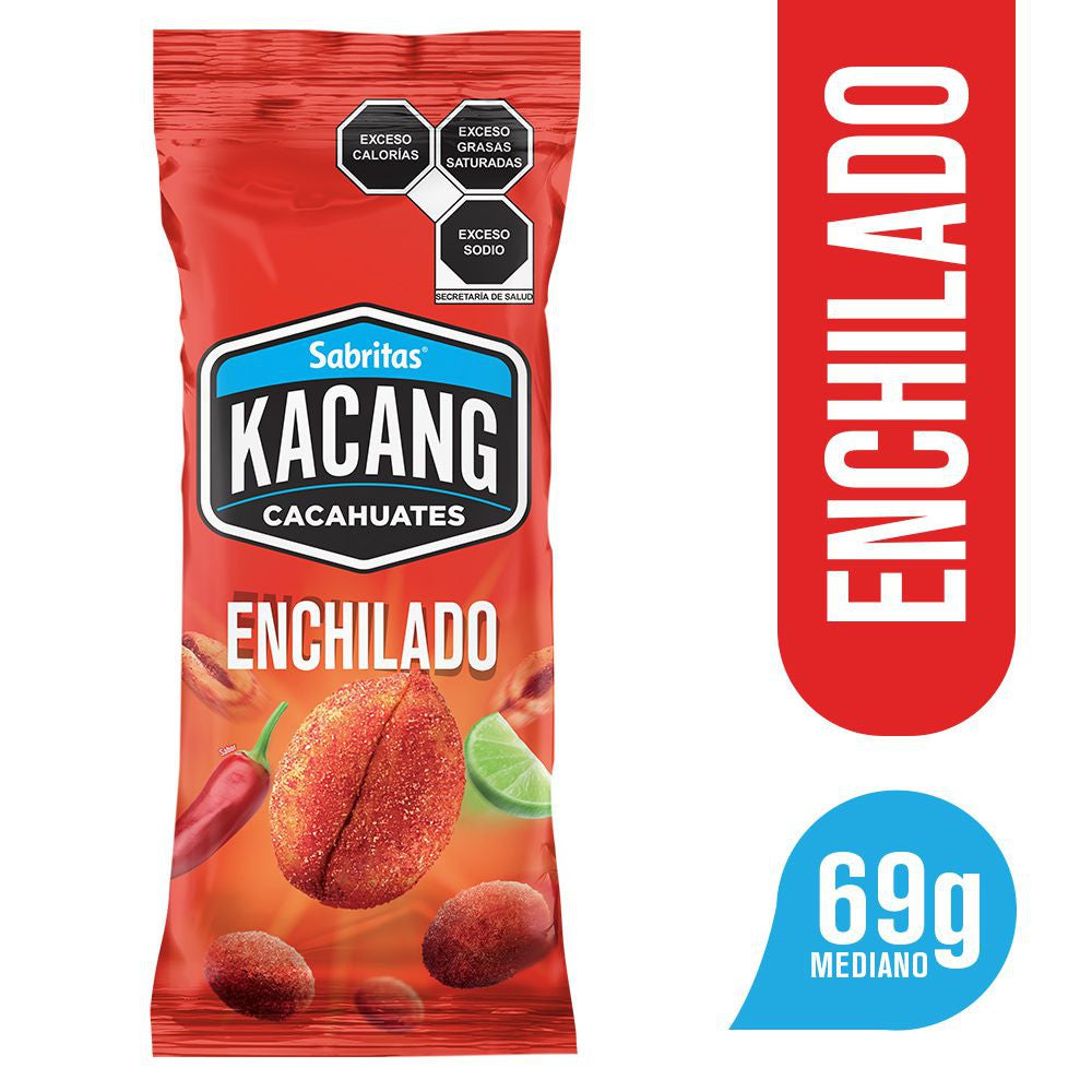 Cacahuate Japones Kacang Enchilado 69 gr