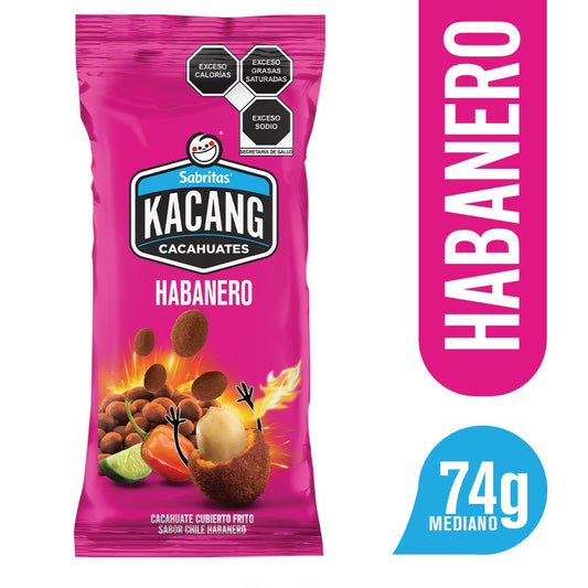 Cacahuate Japones Kacang Habanero 74 gr