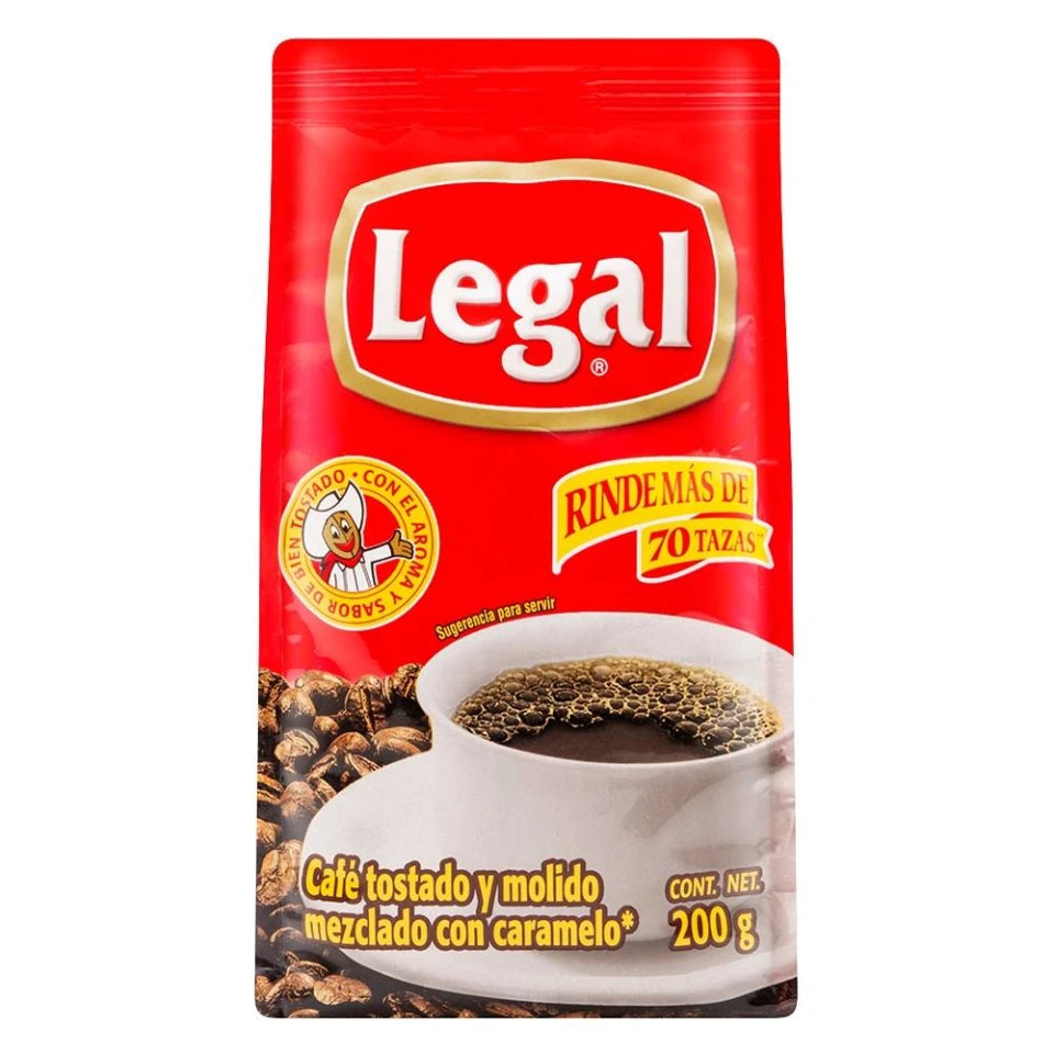 Café Legal Grano Bolsa 200 gr