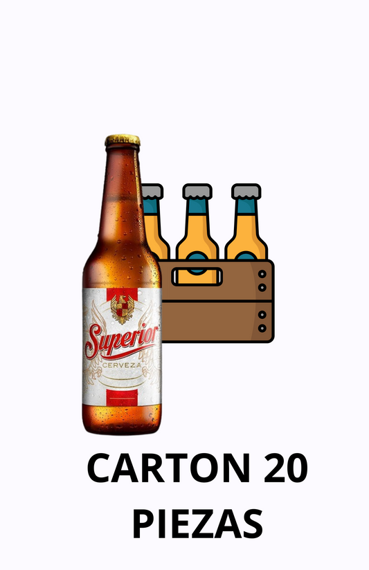 Cerveza Superior Medias 355 ml Carton