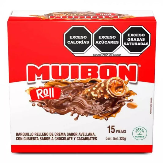 Chocolate Muibon Avellana 21 gr Exhibidor