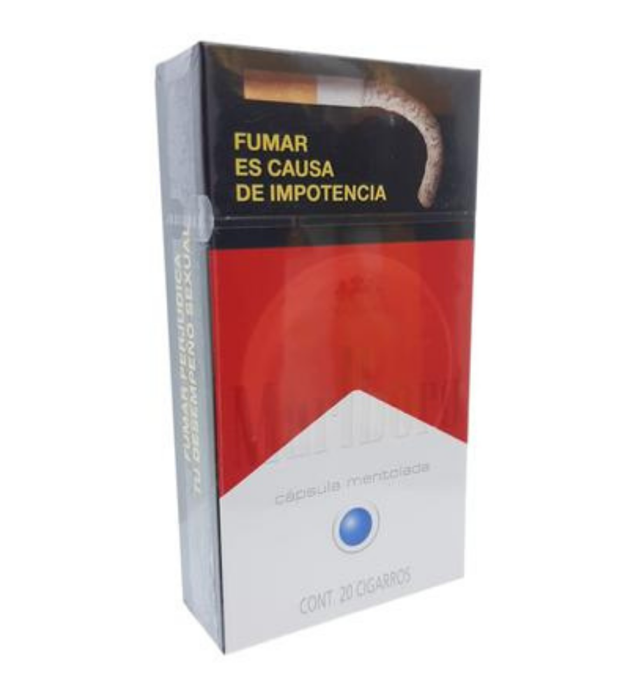 Cigarro Marlboro Rojo 100 con Capsula 20`