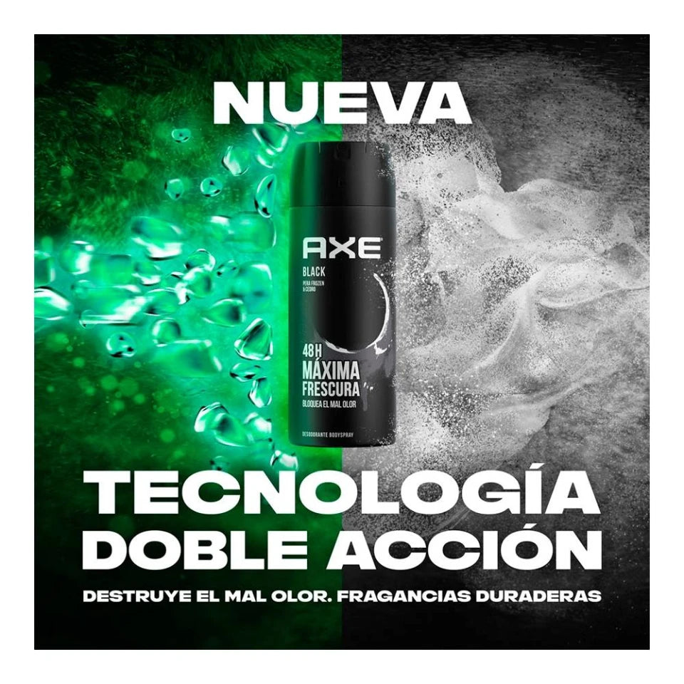 Desodorante Axe Black en Aerosol Para Caballero 150 ml