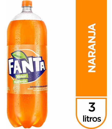 Fanta Naranja 3 lt