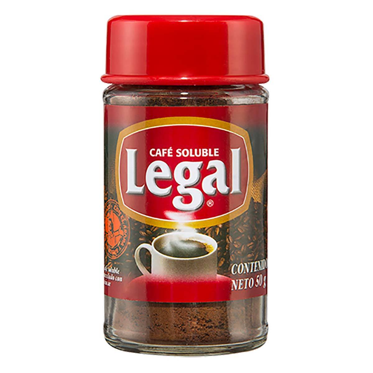 Frasco Café Legal Soluble 50 gr