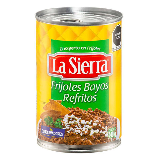 Frijoles Bayos Refritos La Sierra  440 gr