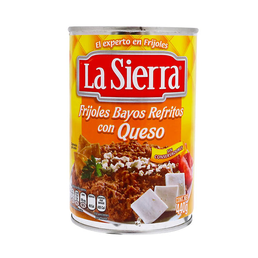 Frijoles refritos con Queso la Sierra 440 gr