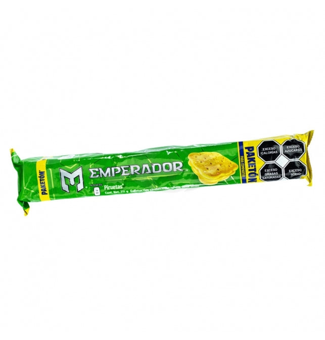 Galleta Emperador Paketon Piruetas 211 gr