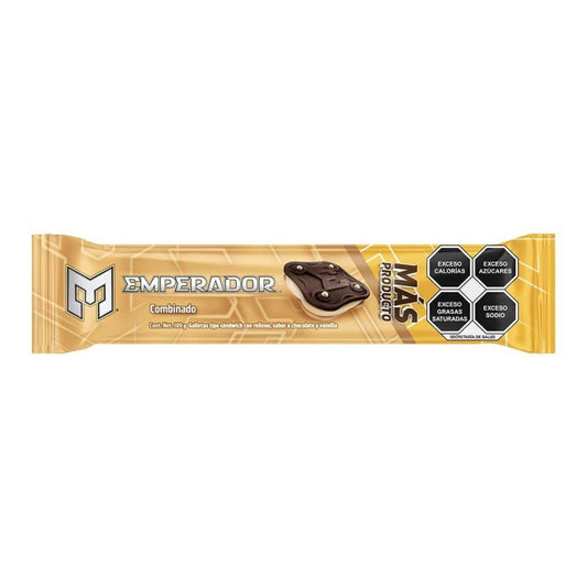 Galleta Emperador combinado Chocolate y vainilla 109 gr