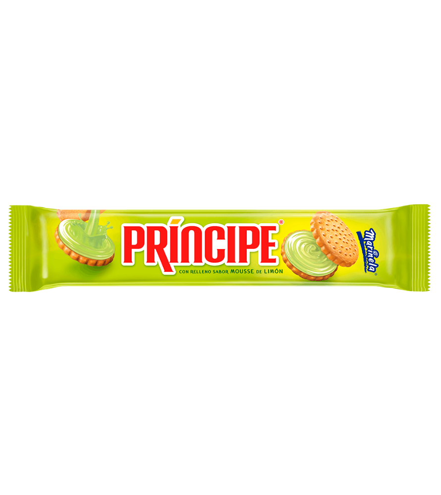 Galleta Principe con relleno Sabor Limon 105 gr