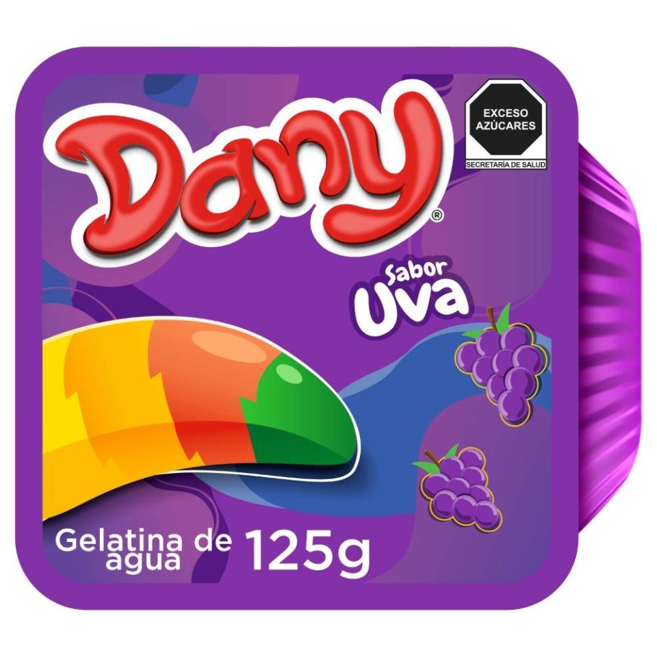 Gelatina Dany Uva 125 gr