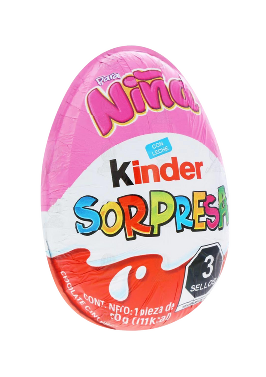 Huevo Kinder Sorpresa Niña 20 gr