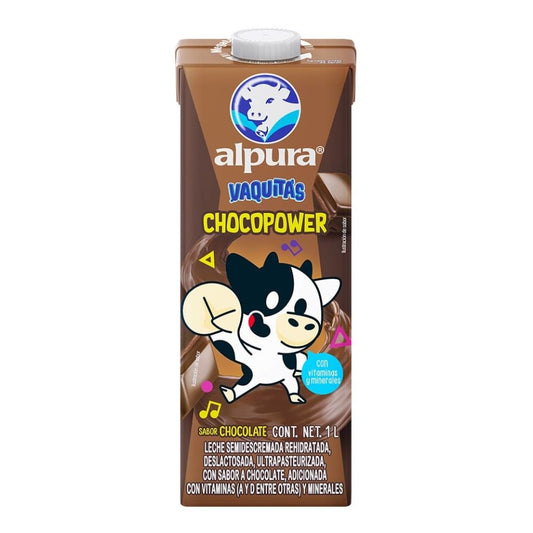 Leche Alpura Vaquitas sabor chocolate 1 lt