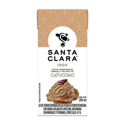 Leche Santa Clara Sabor Helado de Capuccino 200 ml