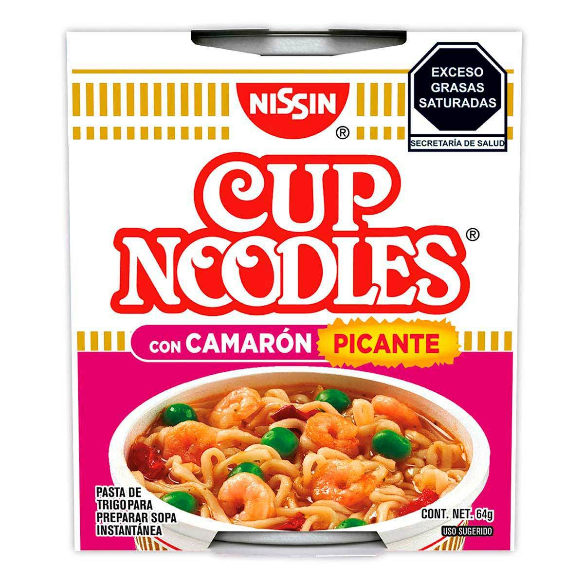 Nissin Con Camaron Picante 64 gr