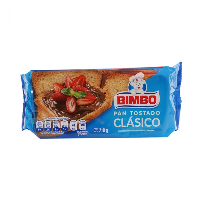 Pan Tostado Clasico 210 gr