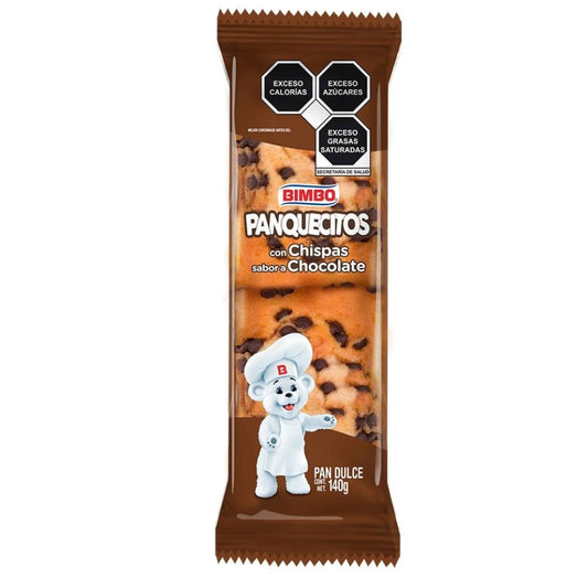 Panquecitos Con Chispas Sabor a Chocolate 140 gr