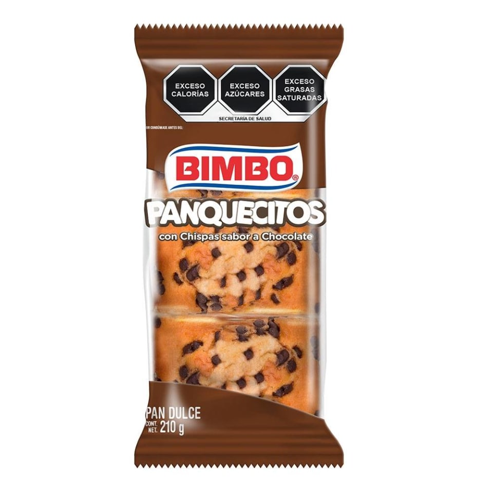 Panquecitos Con Chispas Sabor a Chocolate 210 gr