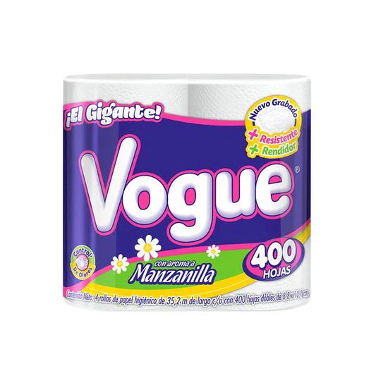 Papel Higienico Vogue 400 hojas