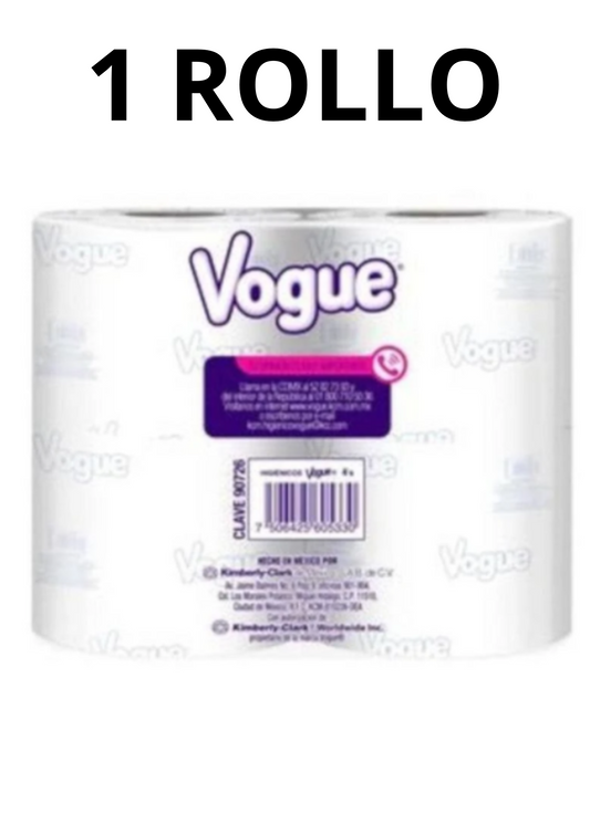 Papel Higienico Vogue 600 hojas 1 Rollo