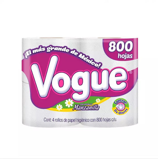 Papel Higienico Vogue 800 Hojas