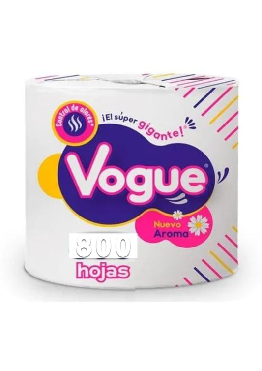 Papel Higienico Vogue 800 Hojas 1 Rollo