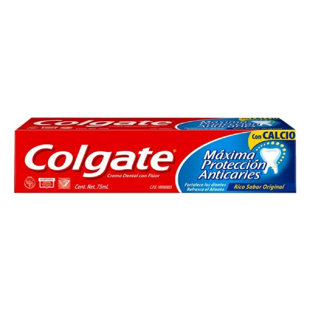 Pasta Dental Colgate Maxima Proteccion Anticaries 75 ml