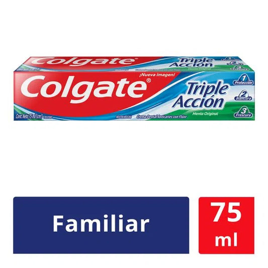 Pasta Dental Colgate Triple Acción Menta 75 ml