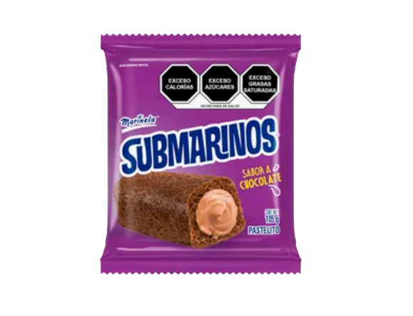 Pastelito Submarinos Chocolate 105 gr