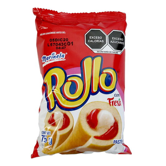 Rollo con Fresa Marinela 75 gr