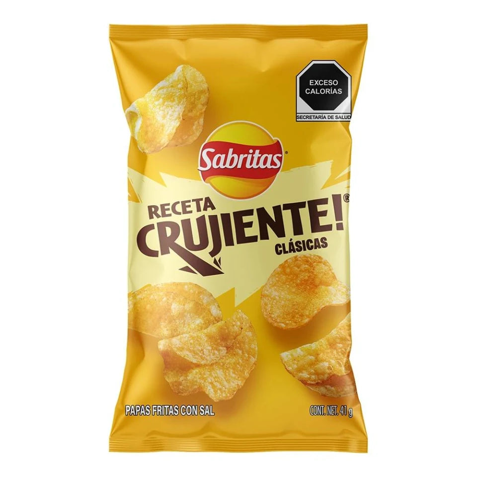 Sabritas Receta Crujiente Sal 45 gr