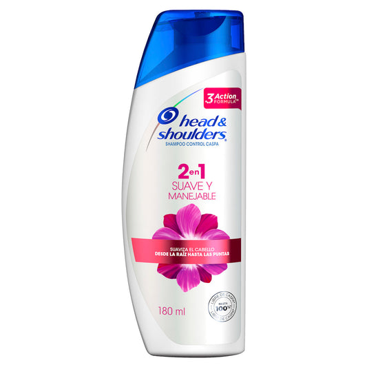 Shampoo Head Shoulders Suave Manejable 180 ml