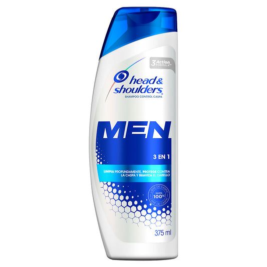 Shampoo Head & Shoulders 3 en 1 Man 375ml