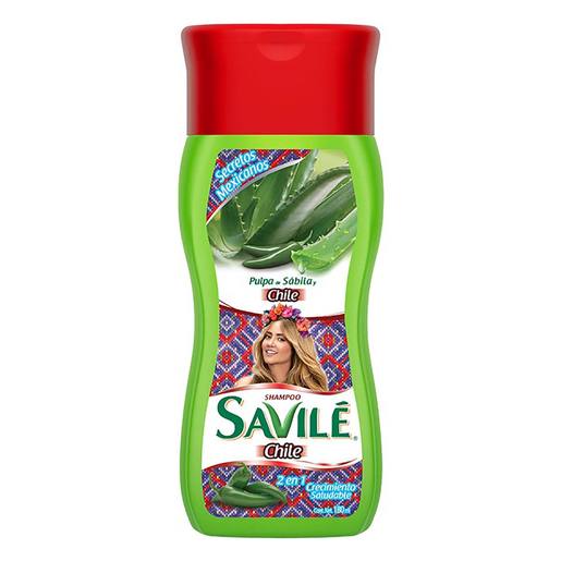 Shampoo Savile Pulpa de Sábila y Chile 180ml